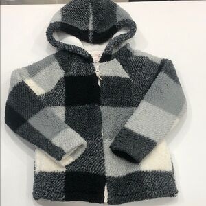 Cat & Jack Sherpa Fleece Zip-Up Hoodie – Kids’ Size Small (6–6X)